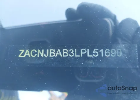 2020 Jeep Renegade Sport 4X4 из США, поврежденный, VIN ZACNJBAB3LPL51690